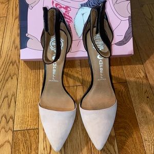 Jeffrey Campbell Two Tone Ankle Wrap Heel